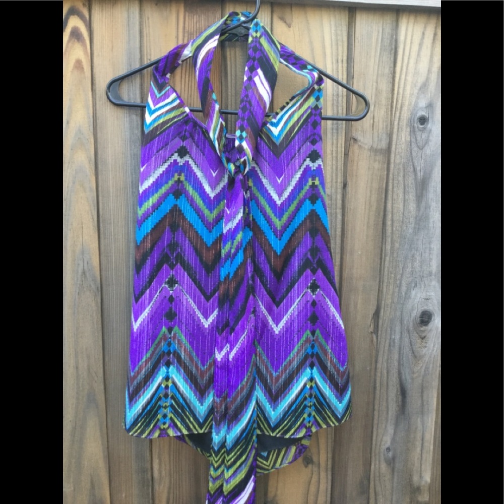 Walterbaker by Walter dressy purple top, size 8P.